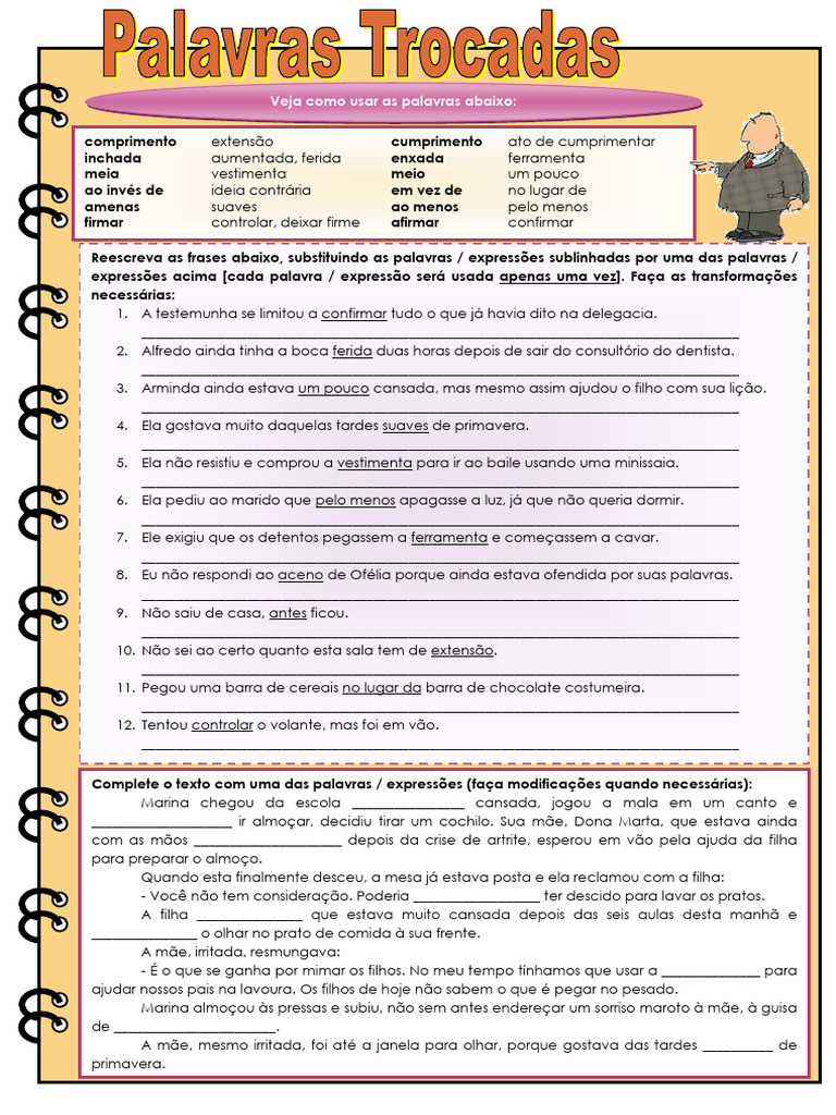 Palavras Trocadas | PDF