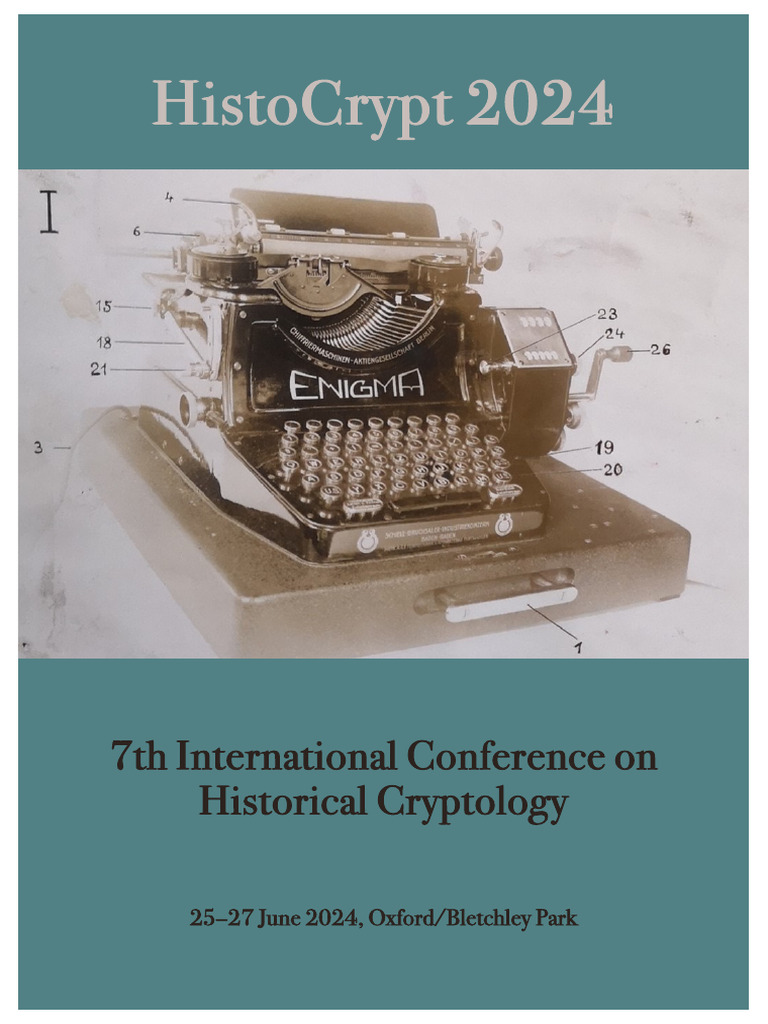 Proceedings HistoCrypt 2024 | PDF