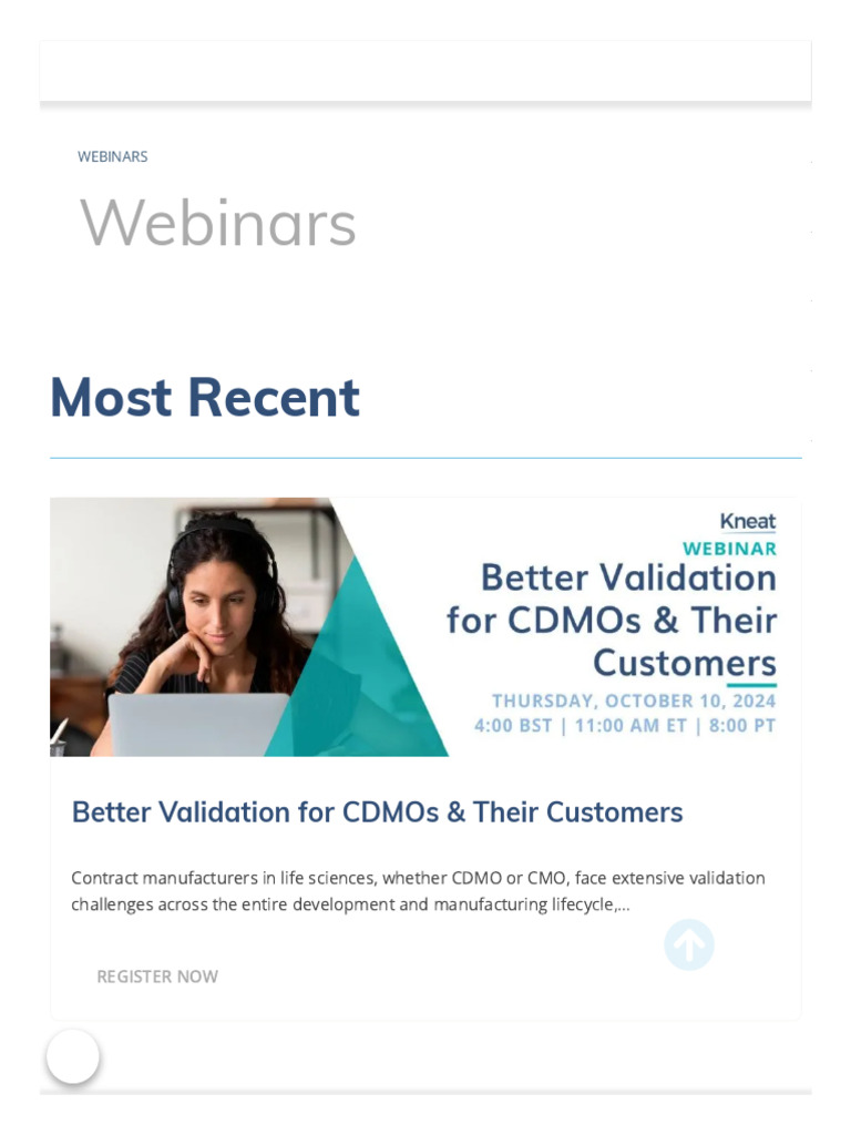 Webinars | PDF