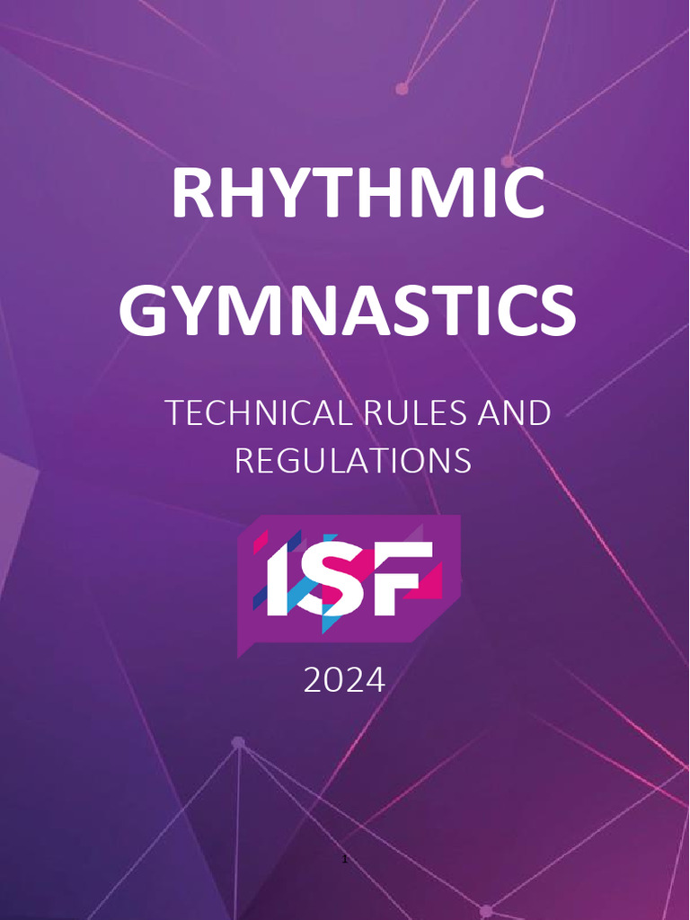 Rhythmic gymnastics 2024 technical rules and regulations pdf