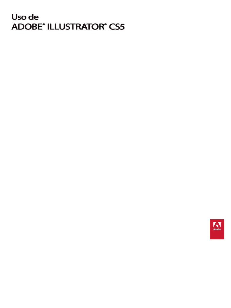 Manual de Usuario Adobe Illustrator CS5 (Español - 531 Páginas) | PDF
