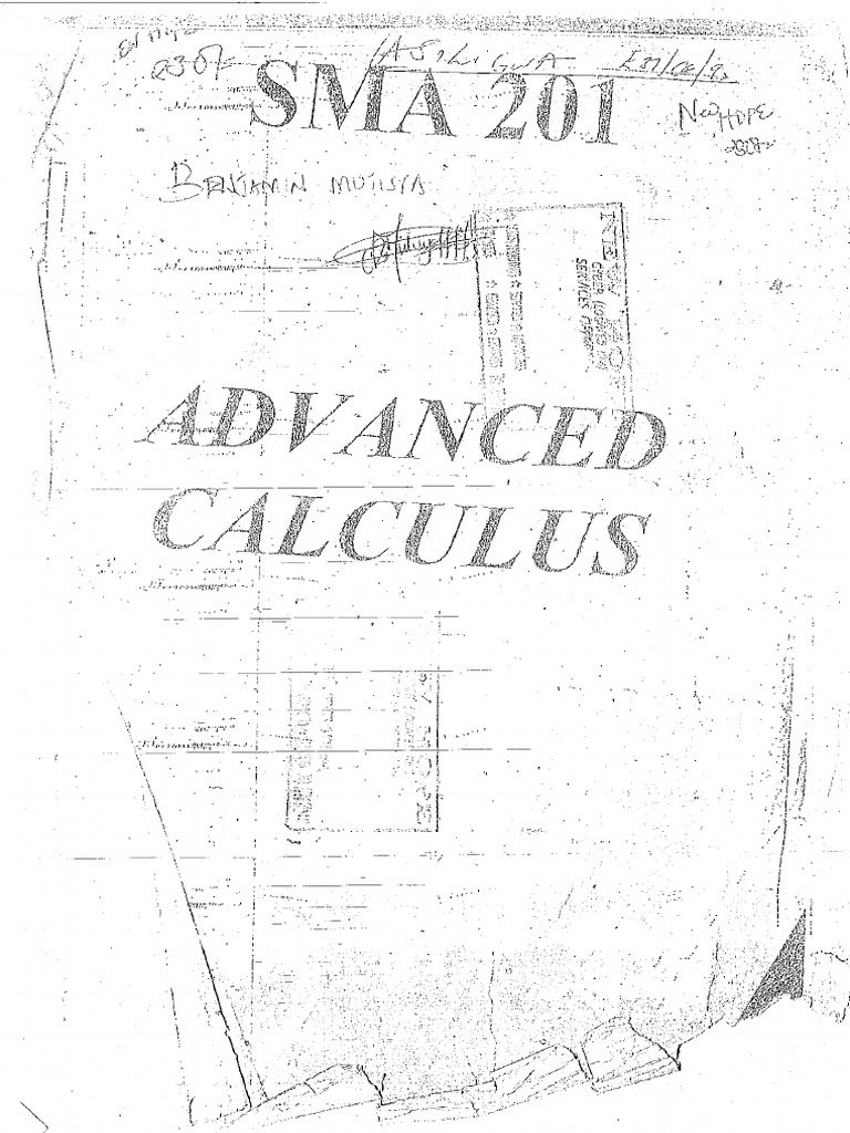 SMA 201 NOTES (2) | PDF