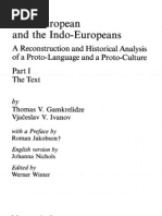 Download Indo-European and the Indo-Europeans A Reconstruction and Historical Analysis of a Proto-Language and a Proto-Culture by ThVGamkrelidze  VV Ivanov by zyras SN77557570 doc pdf