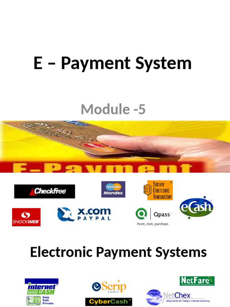 Module-5 E Payment | PDF