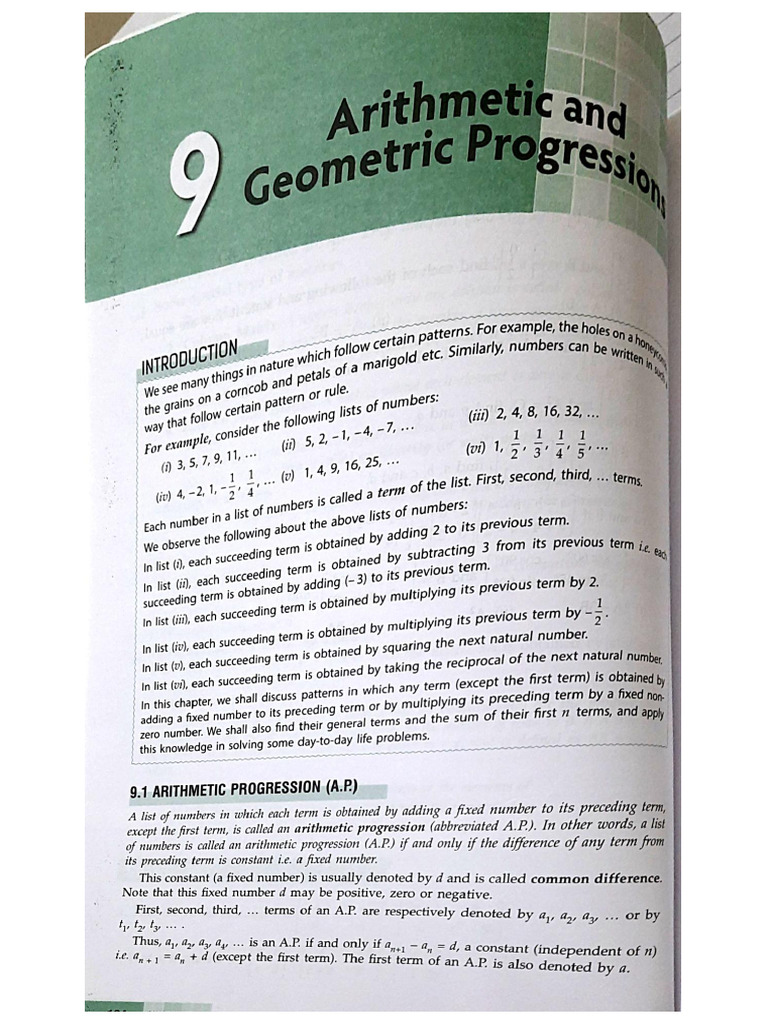 Arithmetic Progression | PDF