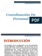 Coordinacion de Personal