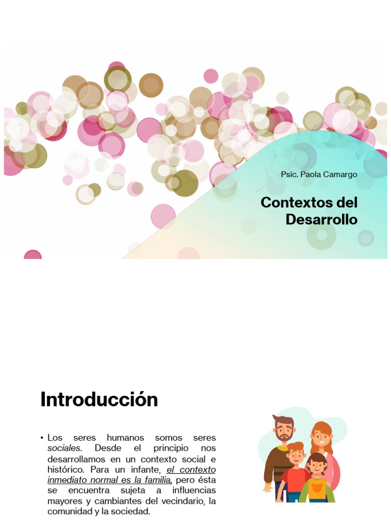Contextos Del Desarrollo | PDF