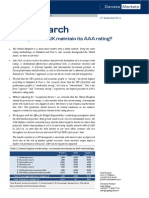 UK Research: How Long Can The UK Maintain Its AAA Rating?
