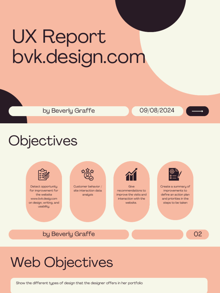 UX Report For BVK Designer Website | PDF | Websites | Information ...