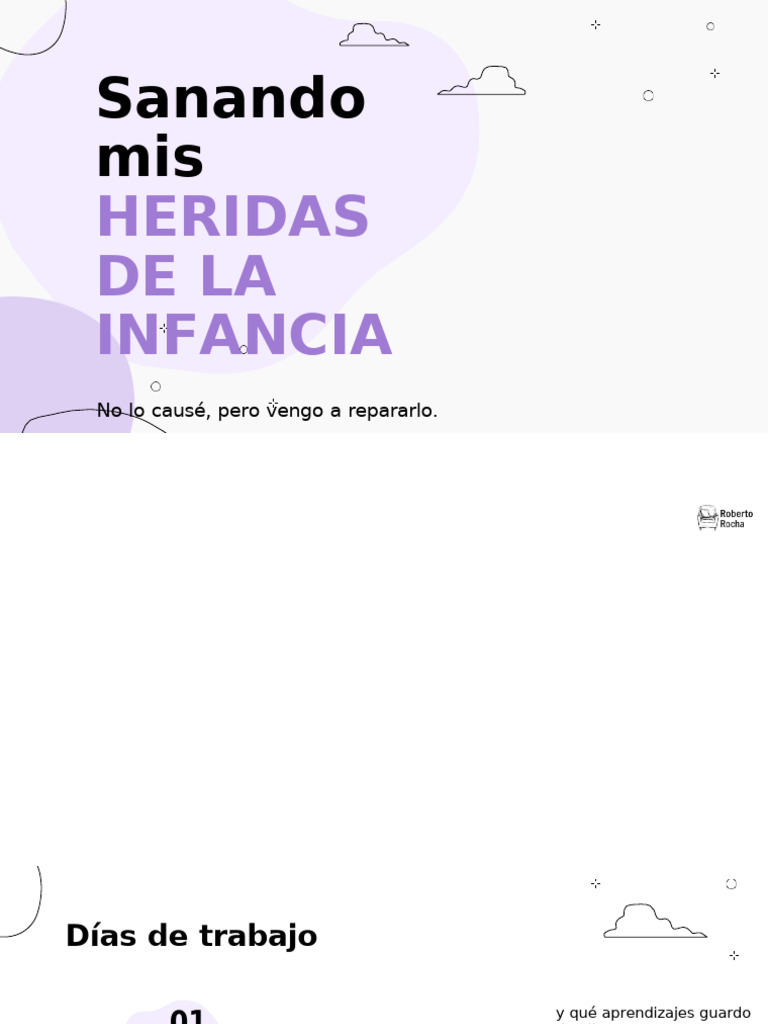 Sanando Mis Heridas de La Infancia 1 | PDF | Amor | Las emociones