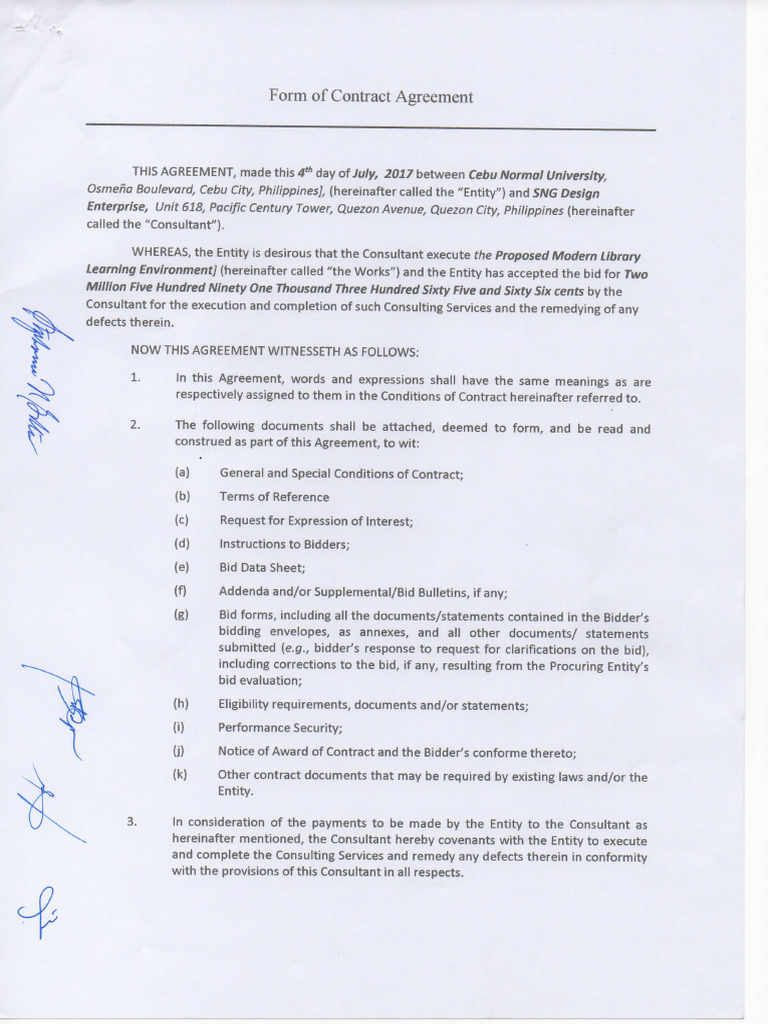Contract | PDF