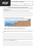 Teste 9º ano Geografia Pescas e energia-