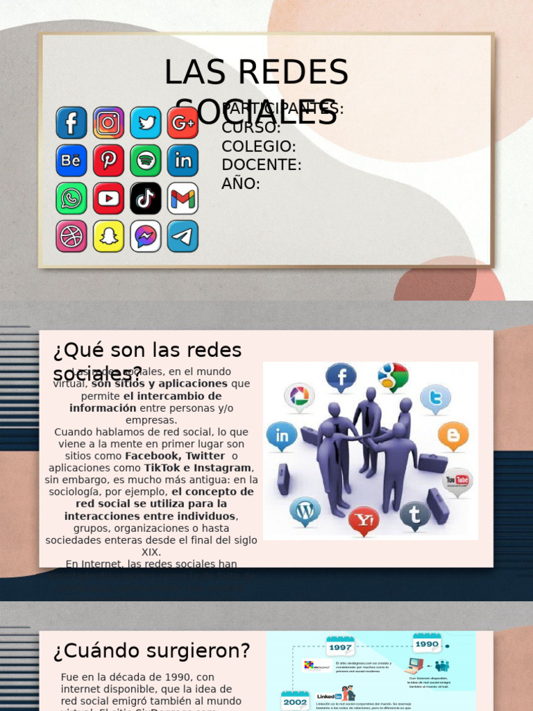 Power Point de Las Redes Sociales | PDF