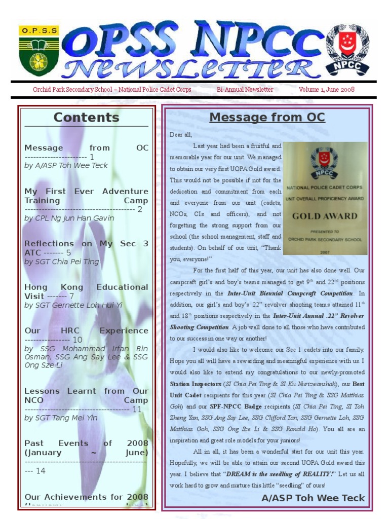 NPCC Achievements and ATC Reflections | PDF | Non Commissioned Officer ...