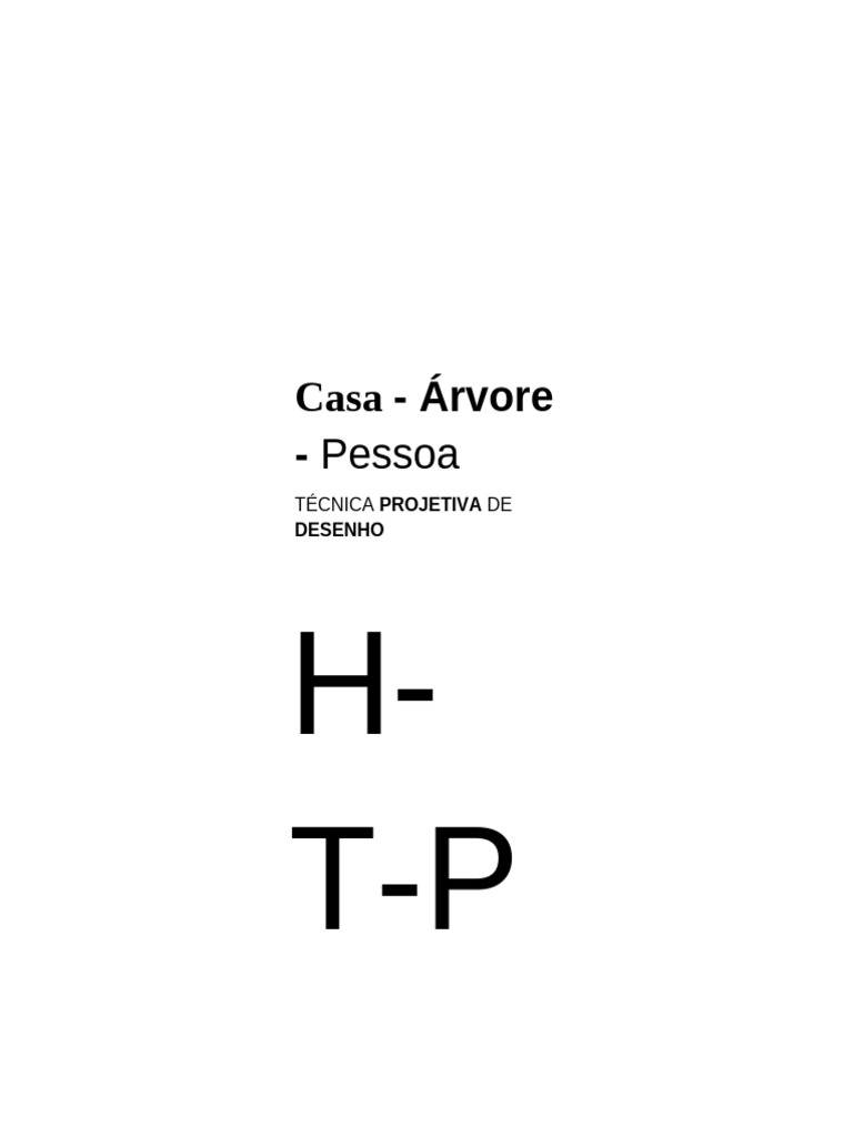 HTP-manual e Guia de Interpretação | PDF