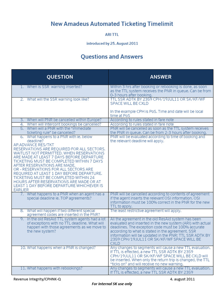 SAS TTLQuestionsandAnswers | PDF