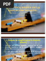 Didáctica básica de la educación Infantil