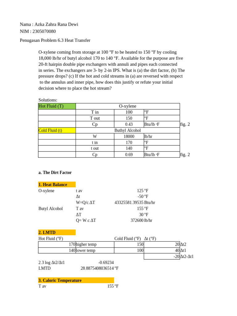 Azka Zahra Rana Dewi - 2305070080 - Problem 6.3 | PDF