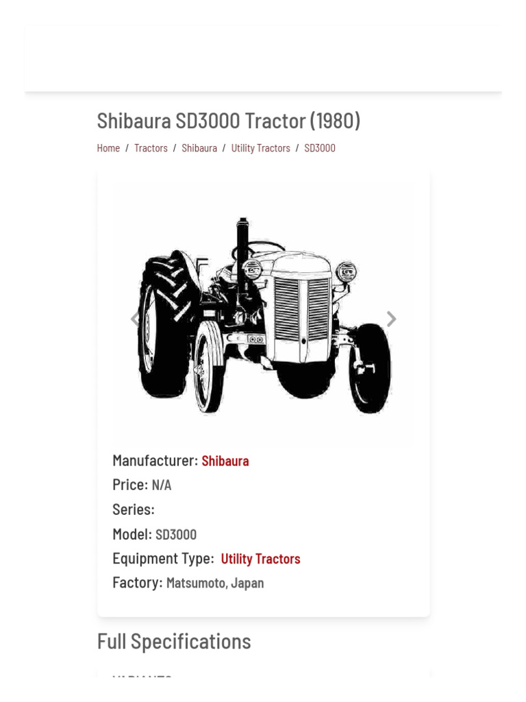 Shibaura SD3000 | PDF