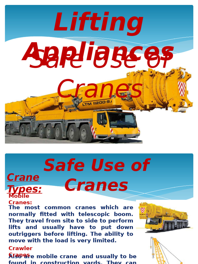 Rigging and Lifting - 2 Cranes | PDF