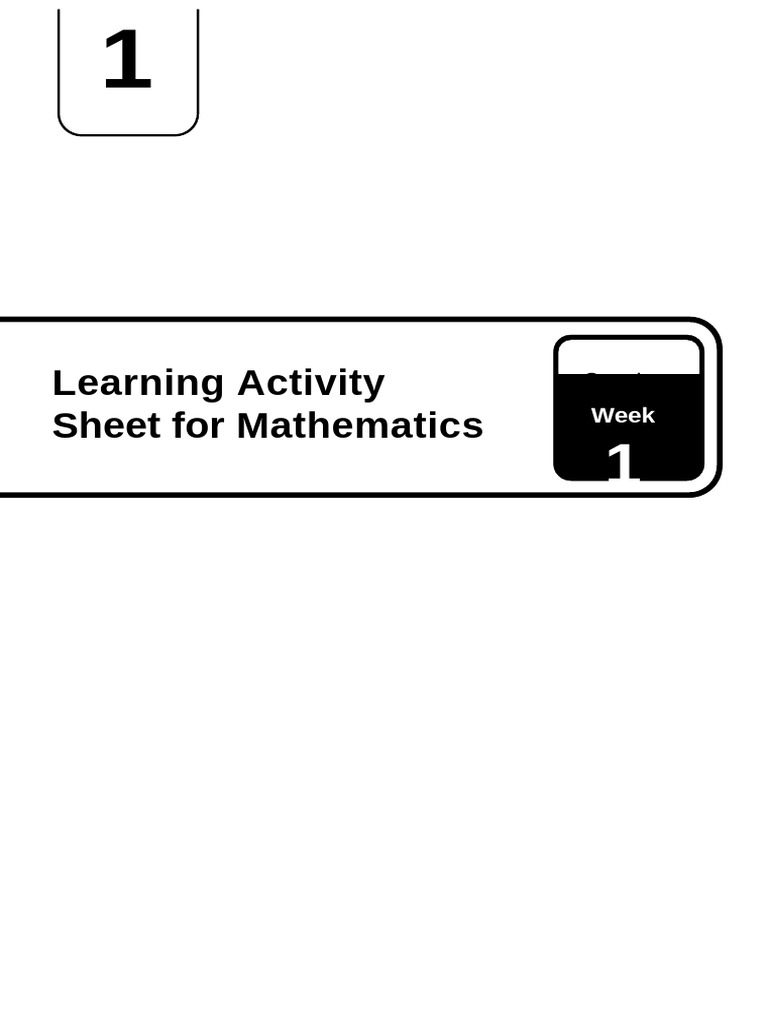 LAS Math 1 Q2 Week 1 v.3 For-Sign-Off | PDF