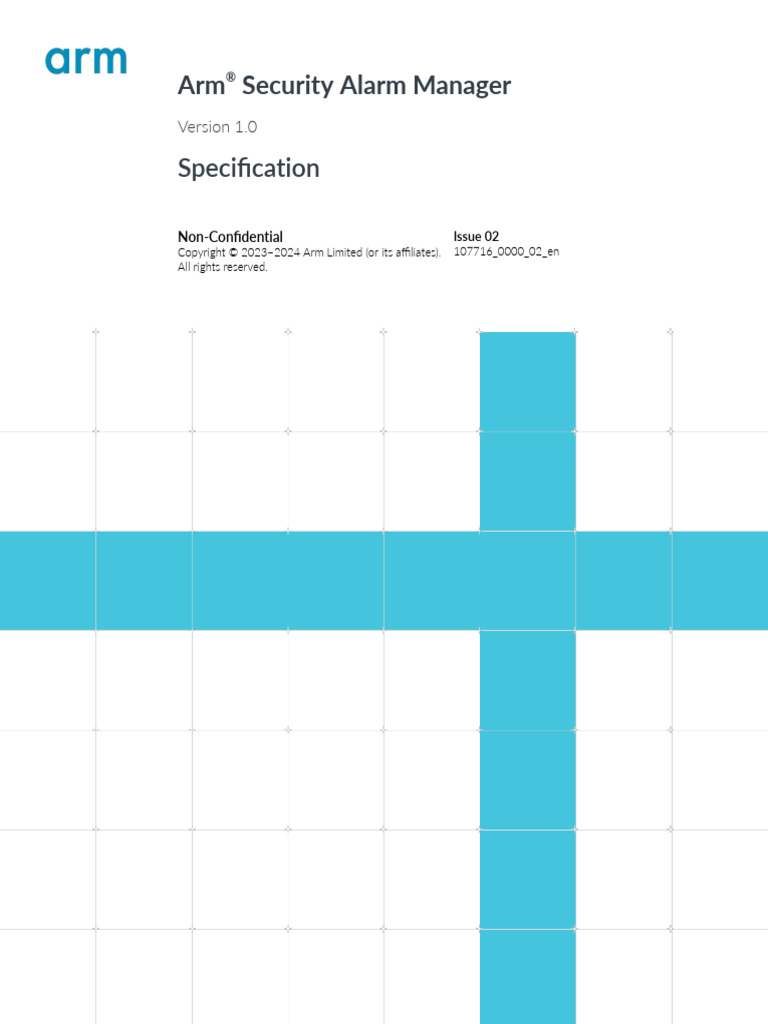 Arm Security Alarm Manager Specification 107716 0000 02 en | PDF