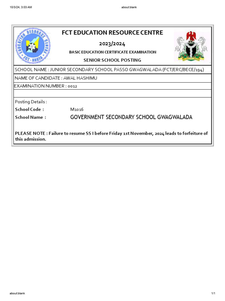 fct-education-resource-centre-2023-2024-government-secondary-school