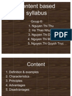 Content Based Syllabus 2 2