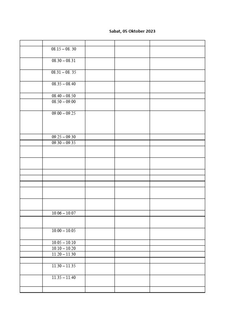 Rundown acara sabat gabungan pdf