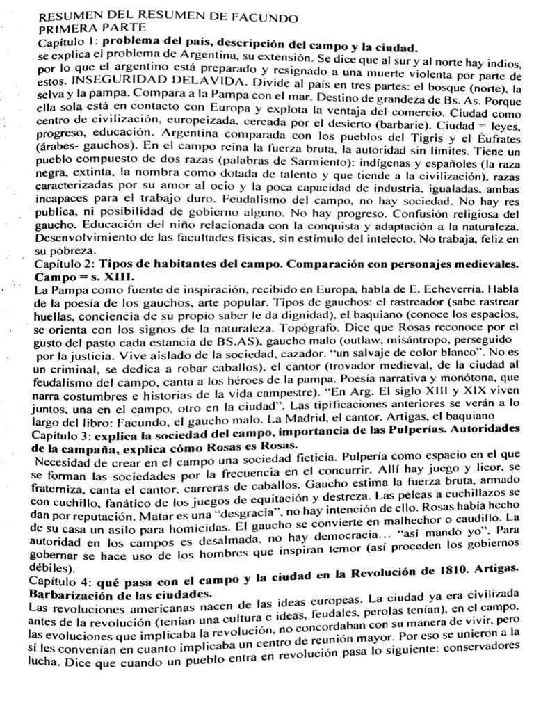 El Facundo | PDF