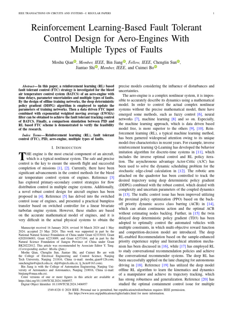 Reinforcement - Learning-Based - Fault - Tolerant - Control - Design