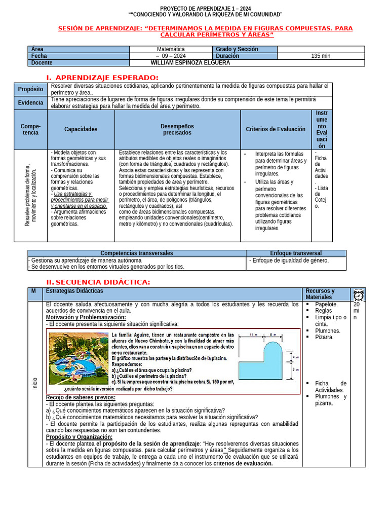 5°-Sesion 2-Ua2 - 2024 | PDF