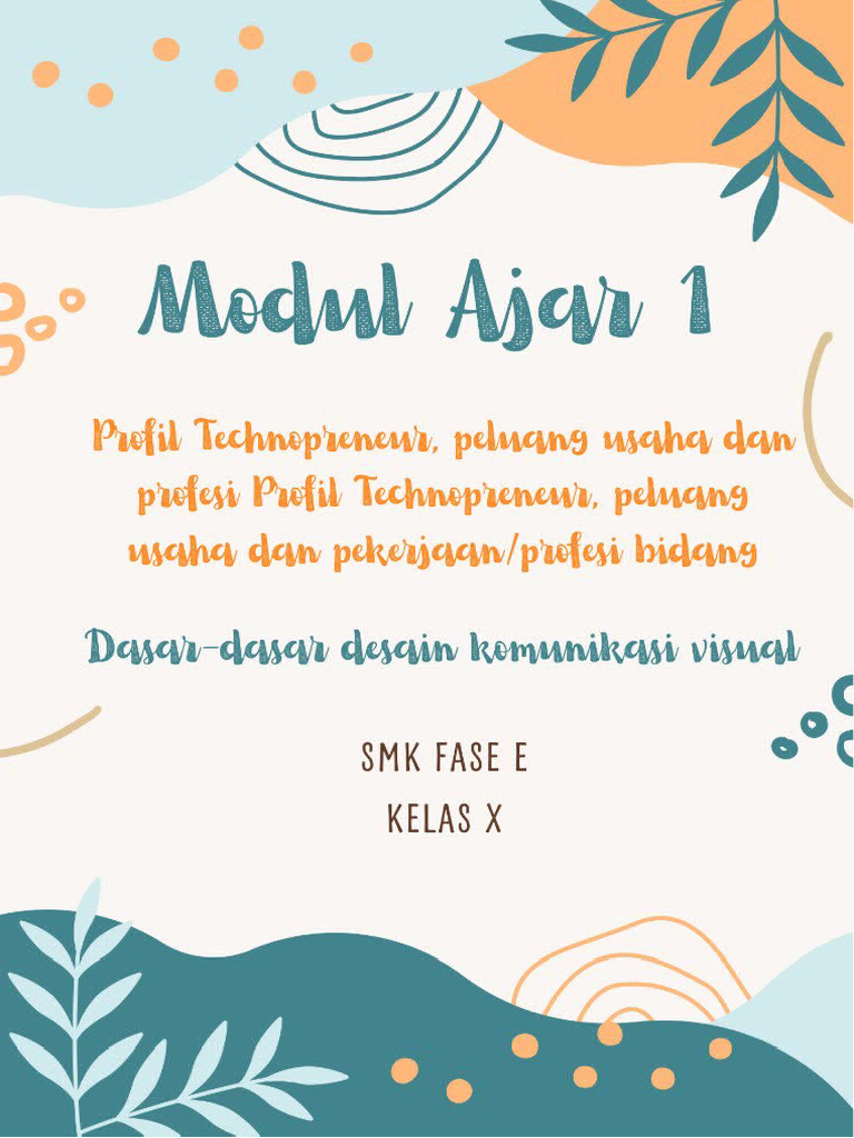Dasar-Dasar Desain Komunikasi Visual (Modul 1) | PDF