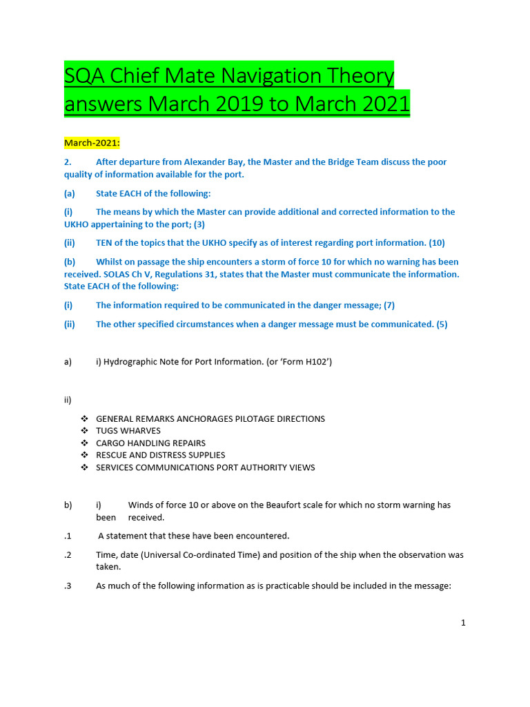 SQA Theory 2019, 2020, 2021-March | PDF