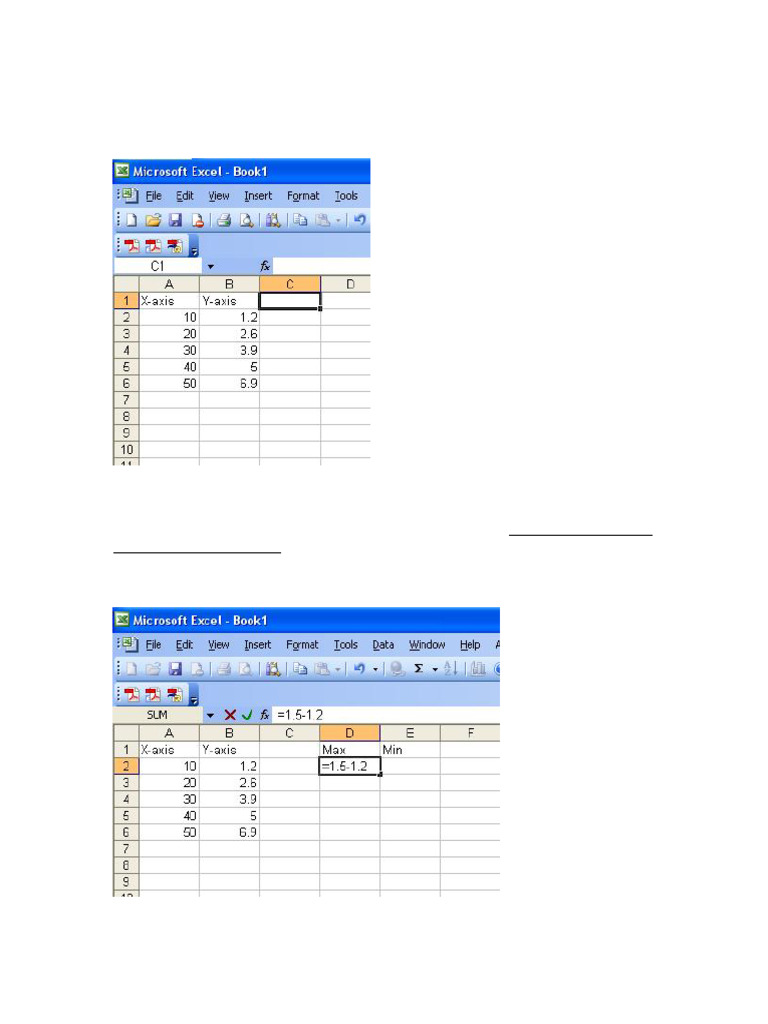 Max-Min Error Bars in Excel | PDF | Teaching Methods & Materials
