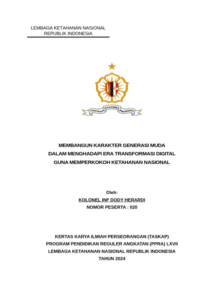 Konsep Taskap Part 6 - Ajuan | PDF