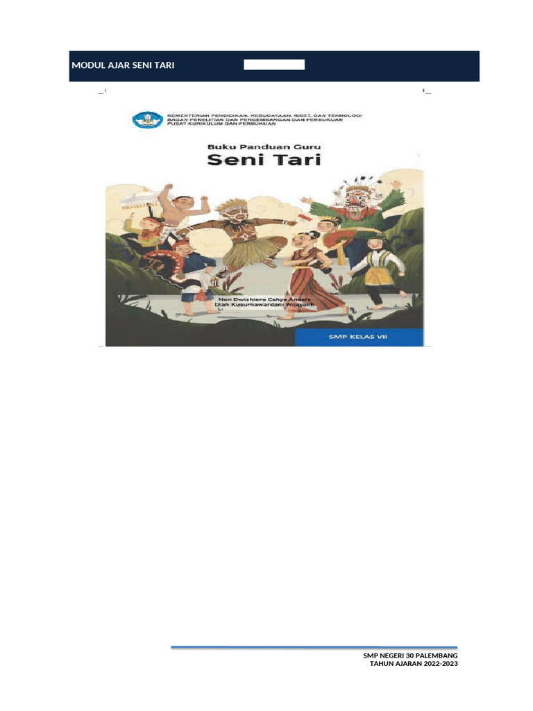 Modul Ajar Seni Budaya Pdf