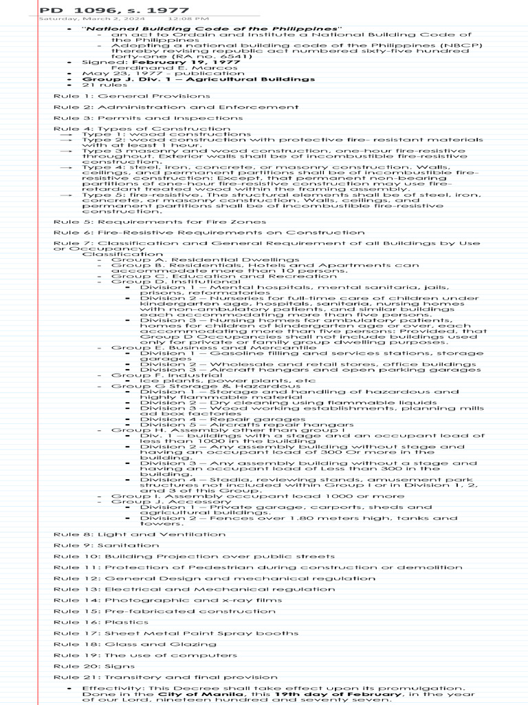 PD 1096 Summary | PDF