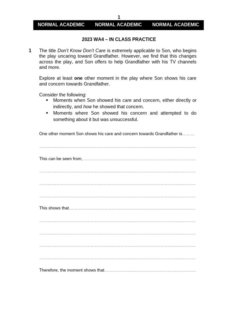 Wa4 Practice 2024 S2 Na | PDF