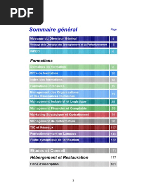 Catalogue Inped 2012 Commercialisation Audit