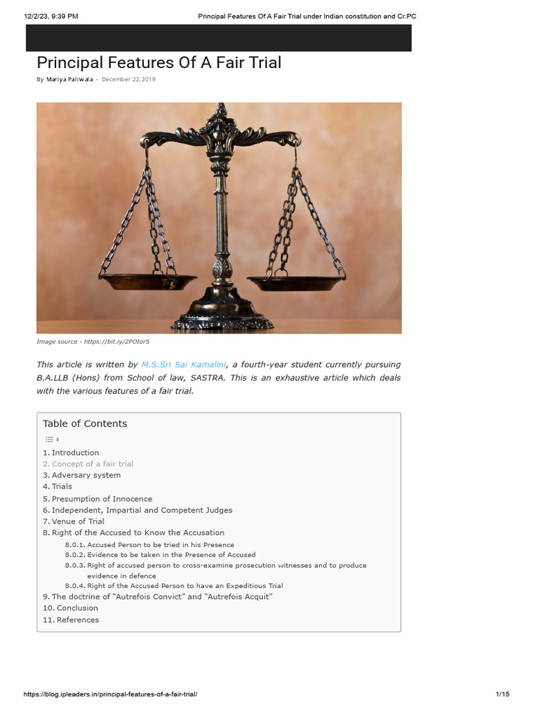 1.fair Trial | PDF