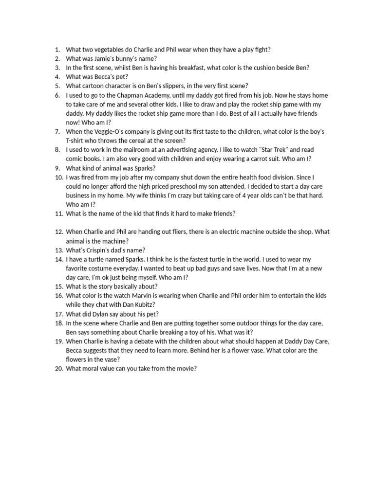 parents guide daddy day care