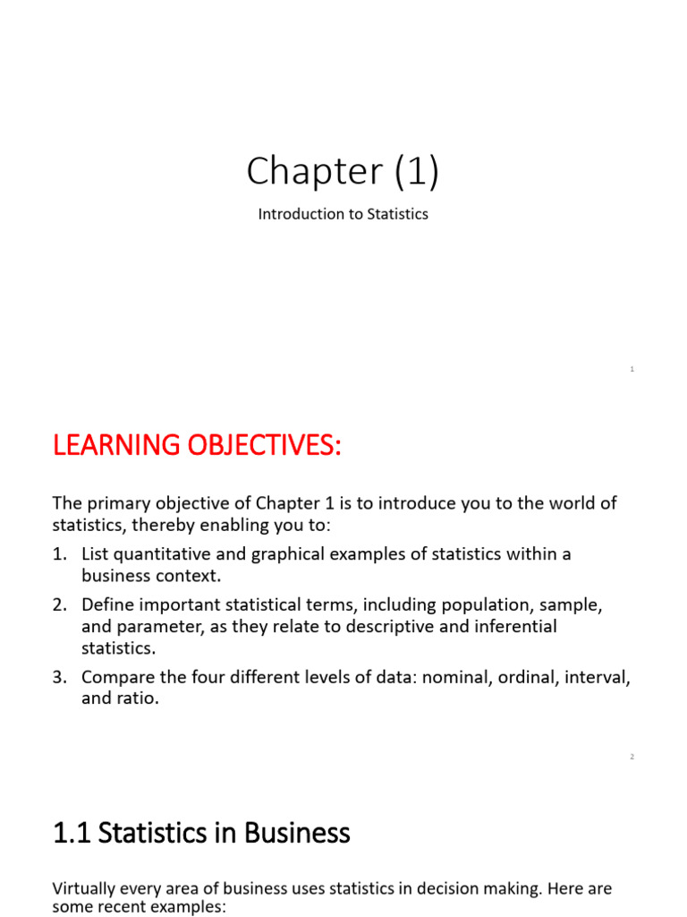 Chapter | PDF | Statistics | Career & Growth