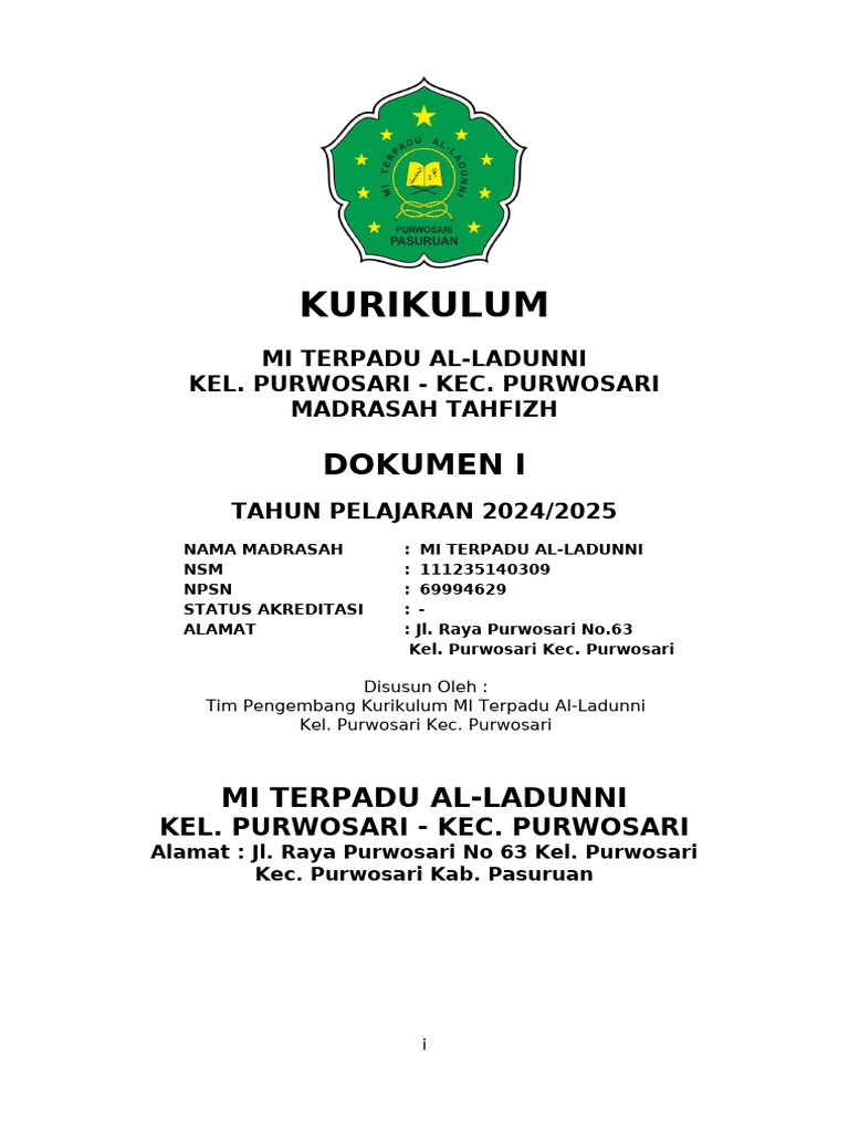 Cover & Halaman Depan | PDF