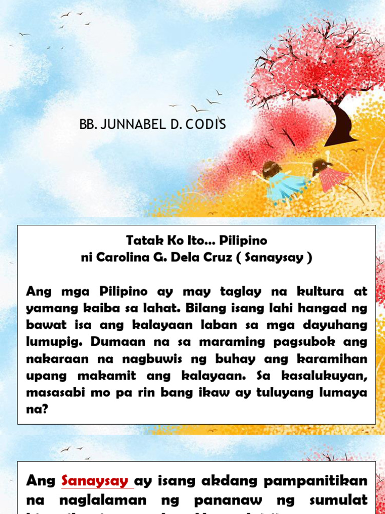 Filipino 9 Q1 Mod 4 Pdf