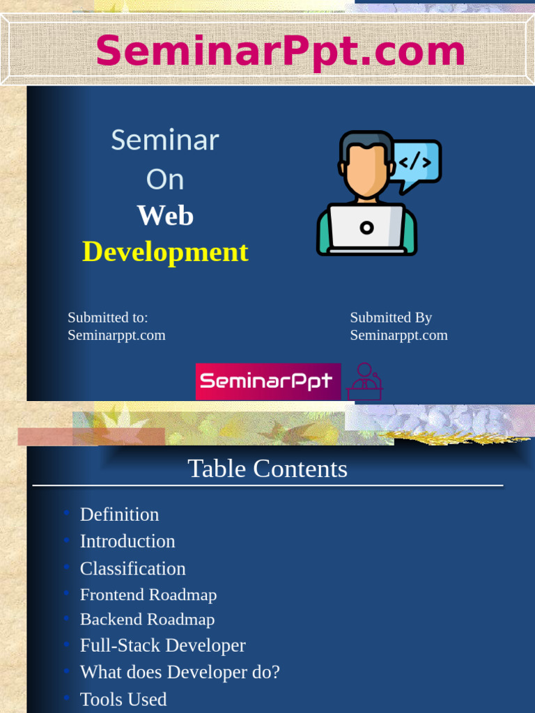 Web Development Ppt (1) | PDF