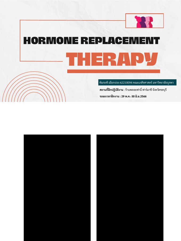 Hormone Replacement Therapy Pdf