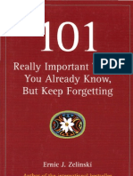 101 Really Important Things You Already Know, But Keep Forgetting-Mantesh
