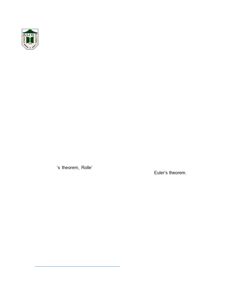 Course Outline MATH 101 | PDF