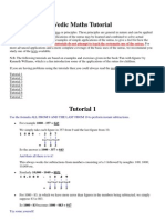 (Ebook) Math - Vedic Maths Tutorial